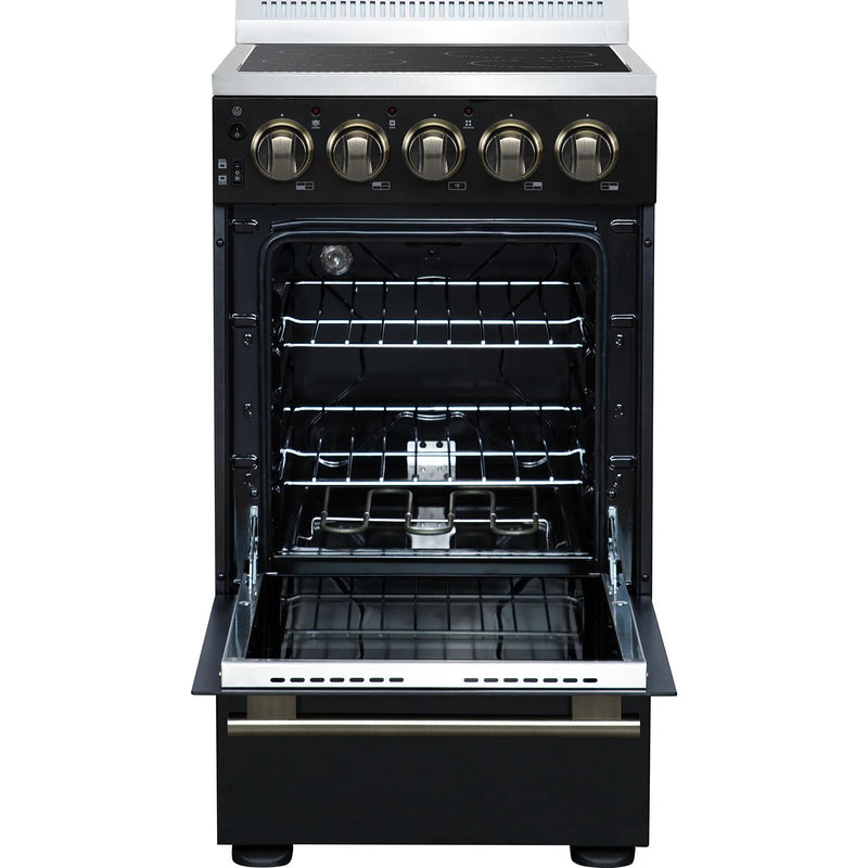  Forno 20-inch Freestanding Electric Range FFSEL6051-20BLK IMAGE 3