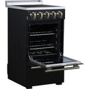  Forno 20-inch Freestanding Electric Range FFSEL6051-20BLK IMAGE 4