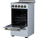  Forno 20-inch Freestanding Electric Range FFSEL6051-20WHT IMAGE 4