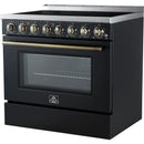  Forno 36-inch Freestanding Electric Range with True European Convection Technology FFSEL6011-36BLK IMAGE 10
