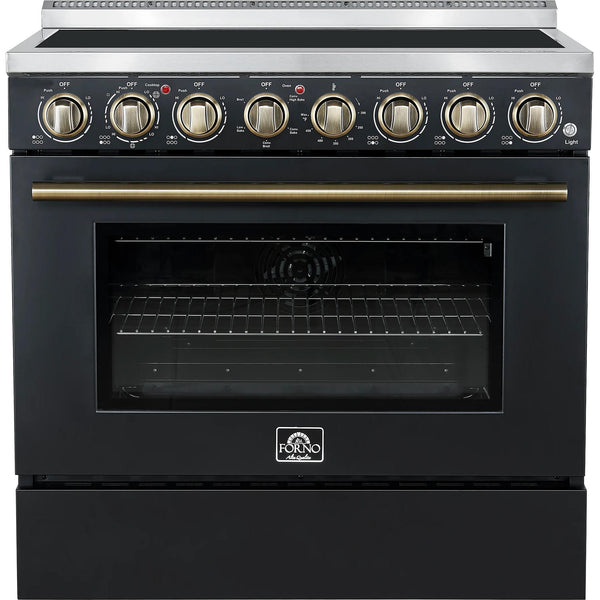  Forno 36-inch Freestanding Electric Range with True European Convection Technology FFSEL6011-36BLK IMAGE 1