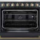  Forno 36-inch Freestanding Electric Range with True European Convection Technology FFSEL6011-36BLK IMAGE 3