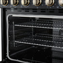  Forno 36-inch Freestanding Electric Range with True European Convection Technology FFSEL6011-36BLK IMAGE 4