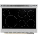  Forno 36-inch Freestanding Electric Range with True European Convection Technology FFSEL6011-36BLK IMAGE 6