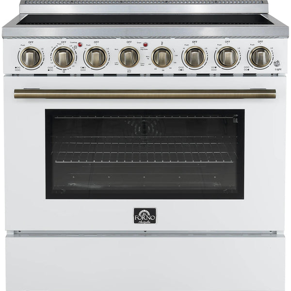  Forno 36-inch Freestanding Electric Range with True European Convection Technology FFSEL6011-36WHT IMAGE 1