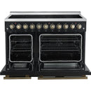  Forno 84-inch Freestanding Electric Range with True European Convection Technology FFSEL6011-48BLK IMAGE 2