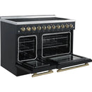  Forno 84-inch Freestanding Electric Range with True European Convection Technology FFSEL6011-48BLK IMAGE 3