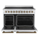  Forno 84-inch Freestanding Electric Range with True European Convection Technology FFSEL6011-48WHT IMAGE 2