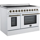  Forno 84-inch Freestanding Electric Range with True European Convection Technology FFSEL6011-48WHT IMAGE 3