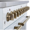  Forno 84-inch Freestanding Electric Range with True European Convection Technology FFSEL6011-48WHT IMAGE 6