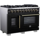  Forno 48-inch Freestanding Gas Range with Convection Technology FFSGS6460-48BLK IMAGE 3