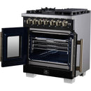  Forno 30-inch Freestanding Dual Fuel Range with True Convection Technology FFSGS6387-30BLK IMAGE 11