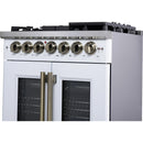  Forno 30-inch Freestanding Dual Fuel Range with True Convection Technology FFSGS6387-30WHT IMAGE 10