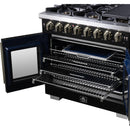  Forno 36-inch Freestanding Dual Fuel Range with True Convection Technology FFSGS6387-36BLK IMAGE 14