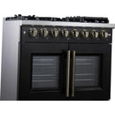  Forno 36-inch Freestanding Dual Fuel Range with True Convection Technology FFSGS6387-36BLK IMAGE 6