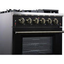 Forno 30-inch Freestanding Gas Range with 5 Burners FFSGS6239-30BLK IMAGE 5