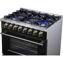  Forno Massimo 36" Freestanding Dual Fuel Range FFSGS6125-36BLK IMAGE 13