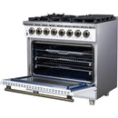  Forno Massimo 36" Freestanding Dual Fuel Range FFSGS6125-36WHT IMAGE 8