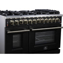  Forno Massimo 48-inch Freestanding Dual Fuel Range FFSGS6125-48BLK IMAGE 5