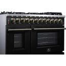  Forno Massimo 48-inch Freestanding Dual Fuel Range FFSGS6125-48BLK IMAGE 6