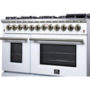  Forno Massimo 48-inch Freestanding Dual Fuel Range FFSGS6125-48WHT IMAGE 10