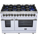  Forno Massimo 48-inch Freestanding Dual Fuel Range FFSGS6125-48WHT IMAGE 11