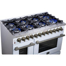  Forno Massimo 48-inch Freestanding Dual Fuel Range FFSGS6125-48WHT IMAGE 12