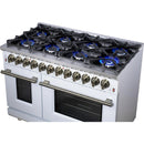  Forno Massimo 48-inch Freestanding Dual Fuel Range FFSGS6125-48WHT IMAGE 13