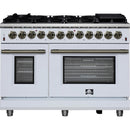  Forno Massimo 48-inch Freestanding Dual Fuel Range FFSGS6125-48WHT IMAGE 1
