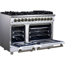  Forno Massimo 48-inch Freestanding Dual Fuel Range FFSGS6125-48WHT IMAGE 4