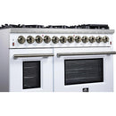  Forno Massimo 48-inch Freestanding Dual Fuel Range FFSGS6125-48WHT IMAGE 6