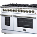  Forno Massimo 48-inch Freestanding Dual Fuel Range FFSGS6125-48WHT IMAGE 9