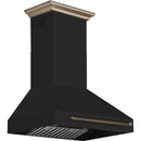  Forno 30-inch Aria Wall-Mounted Range Hood FRHWM5095-30BLK IMAGE 2
