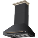  Forno 30-inch Aria Wall-Mounted Range Hood FRHWM5095-30BLK IMAGE 4