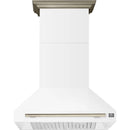  Forno 36-inch Aria Wall-Mounted Range Hood FRHWM5095-36WHT IMAGE 1