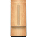 KitchenAid 36-inch Built-in French 3-Door Refrigerator with Interior Ice Maker KBFN536TPA IMAGE 1