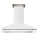  Forno 60-inch Aria Wall-Mounted Range Hood FRHWM5095-60WHT IMAGE 1