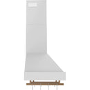  Forno 36-inch Venezia Wall-Mounted Range Hood with Touch Controls and Baffle Filters FRHWM5503-36WHT IMAGE 3