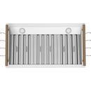  Forno 36-inch Venezia Wall-Mounted Range Hood with Touch Controls and Baffle Filters FRHWM5503-36WHT IMAGE 9