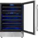  Forno 51-Bottle, 24-inch Wine Cooler with LED Lighting and Triple Glass Door FWCDR6634-24S IMAGE 2
