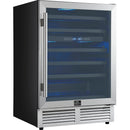 Forno 51-Bottle, 24-inch Wine Cooler with LED Lighting and Triple Glass Door FWCDR6634-24S IMAGE 3