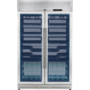  Forno 102-Bottle, 48-inch Dual Zones Wine Cellar with Green Acrylic Holders and Black Shelves FWCDR6610-48S IMAGE 1