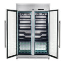  Forno 102-Bottle, 48-inch Dual Zones Wine Cellar with Green Acrylic Holders and Black Shelves FWCDR6610-48S IMAGE 3