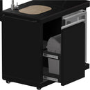  Forno 87,600 BTU Outdoor Kitchen with Gas Grill, Gas Pizza Oven, Sink Module, Bar and Beverage Center FODKT2551BLK IMAGE 9