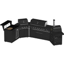  Forno 87,600 BTU Outdoor Kitchen with Gas Grill, Gas Pizza Oven, Sink Module, Bar and Beverage Center FODKT2568BLK IMAGE 3