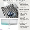  Forno 33" Drop-In/Undermount 3-Level Workstation Sink with Waterfall Faucet and Glass Rinser D-XP30 IMAGE 10