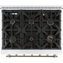  Forno 36-inch Freestanding Gas Range with 6 Burners FFSGS6219-36WHT IMAGE 6