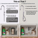  Forno 33" Drop-In/Undermount 3-Level Workstation Sink with Retractable Faucet and Glass Rinser D-ZP30 IMAGE 9