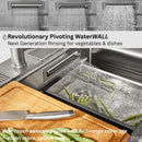  Forno 45" Drop-In/Undermount 3-Level Workstation Sink with Two Faucets and Glass Rinser J-WP30 IMAGE 5