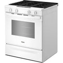  Whirlpool 30-inch Slide-in Gas Range with Air Cooking Technology WSGS4530TW IMAGE 4